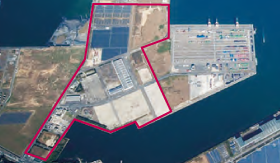 「ひびき灘開発株式会社 用地」航空写真